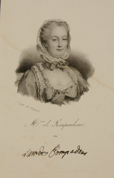 Portrait of the Marquise de Pompadour (1721-64) by Francois Seraphin Delpech